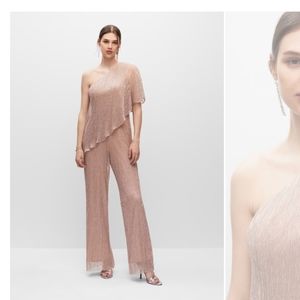 Adrianna Pappell Cocktail Attire One Shoulder Romper size 4